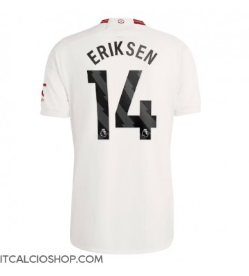 Manchester United Christian Eriksen #14 Terza Maglia 2023-24 Manica Corta